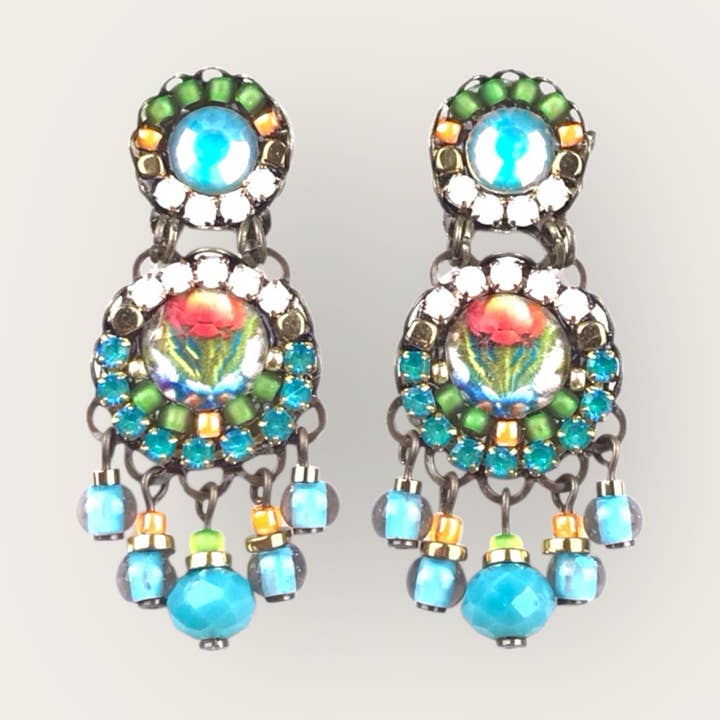 Kristallen oorbellen Belofte voor wholesale door melizijewelry