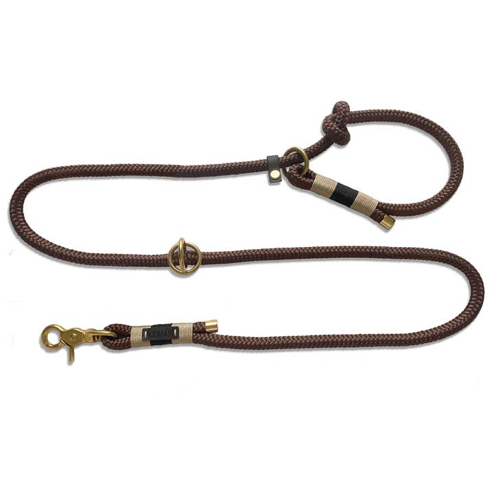 COHAB collective - Wholesale Hondenriem - Hond - Tau-retrievelijn "mokka"6