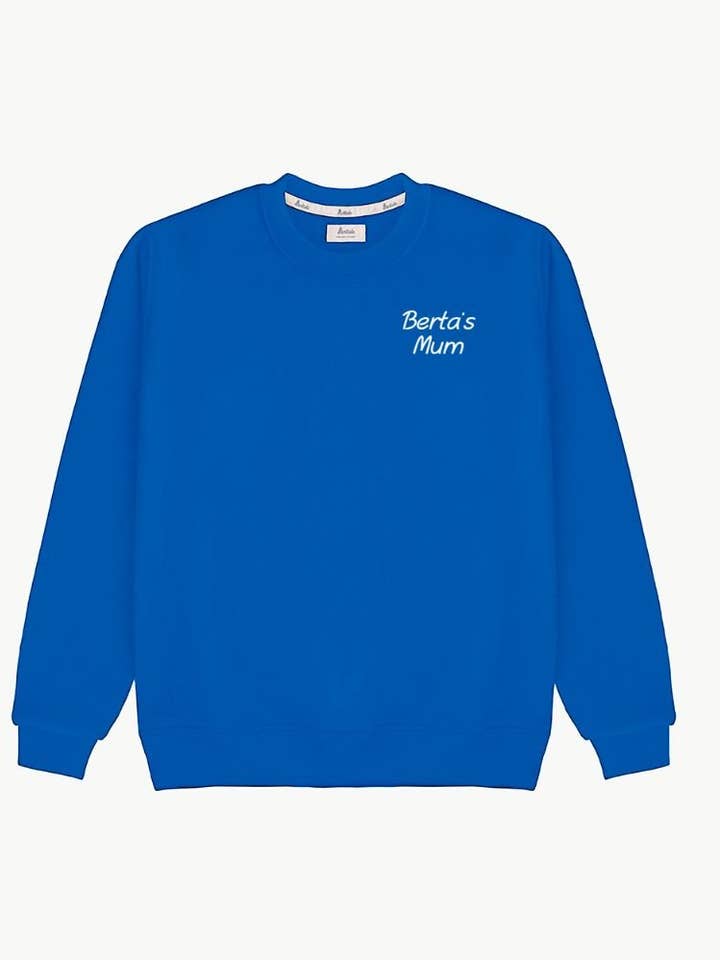 SWEAT ROYAL BLUE | PERSONNALISÉE pour la vente par Anitials