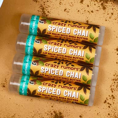 All Natural, Vegan Spiced Chai Lip Balm for wholesale by Crazy Rumors