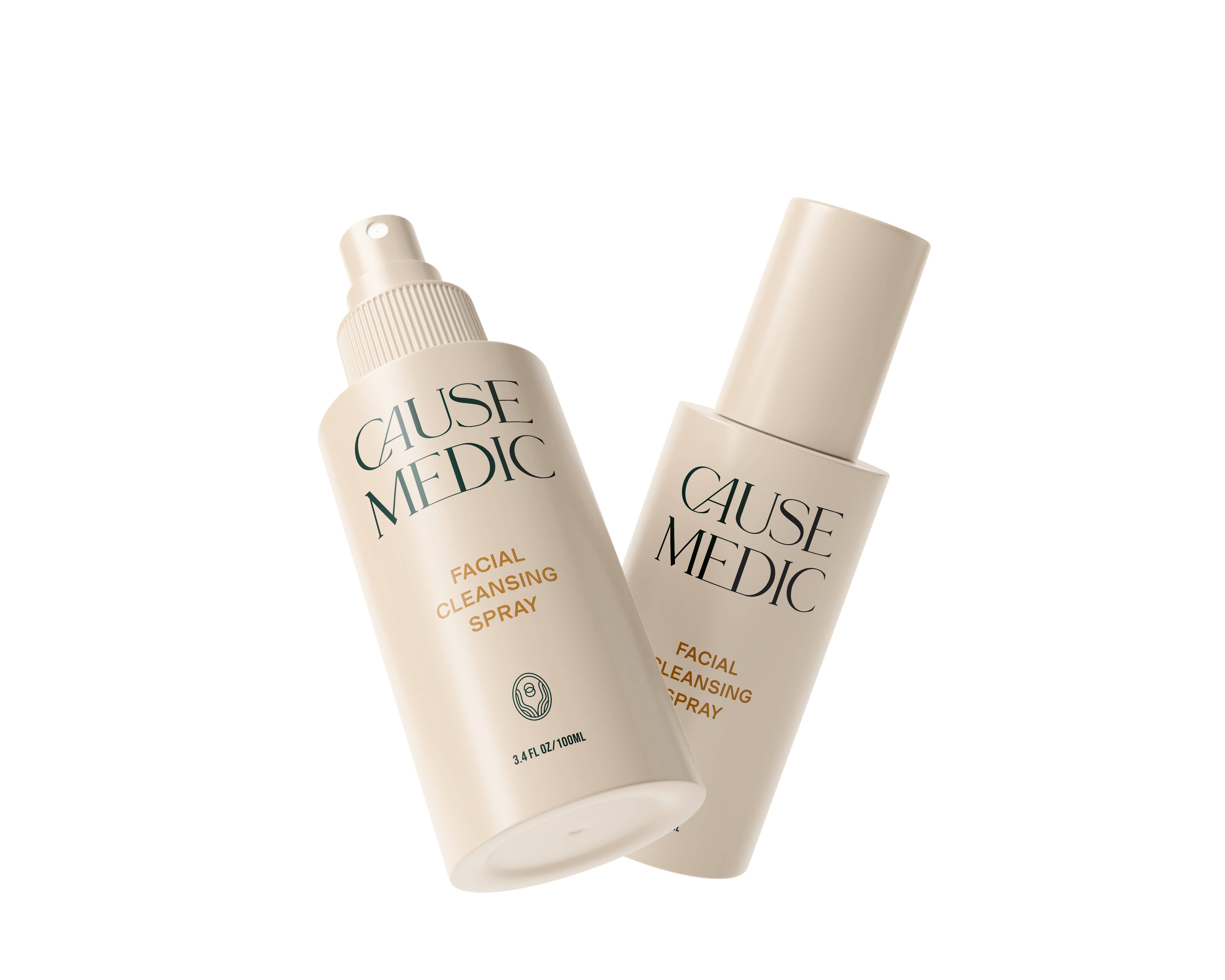 CauseMedic CBD - Wholesale Face & Body Mist/Water - Facial Cleansing Spray (3.4 oz)