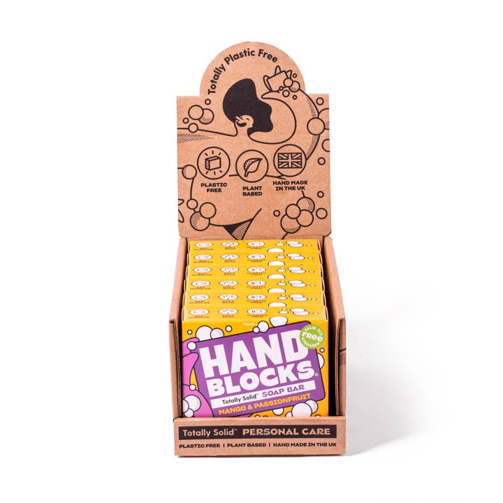 Hand Blocks - Hand Soap: Mango & Passionfruit (6 pack) for wholesale by SHOWERBLOCKS