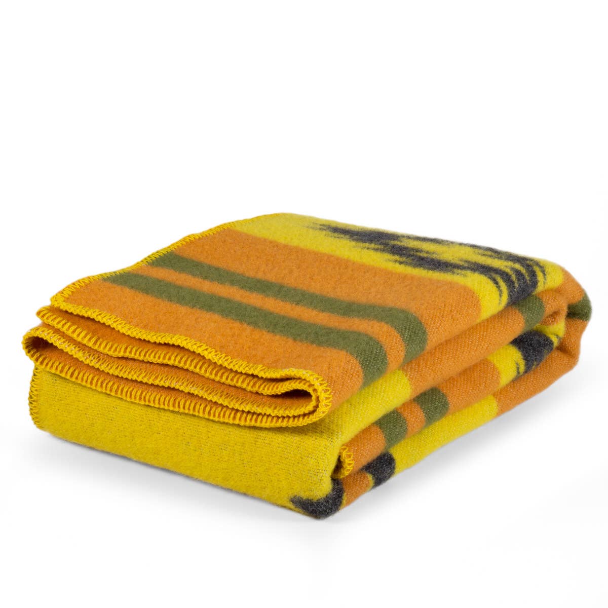 MoST - Wholesale Throw Blanket - Wool throw blanket CARPATHIAN - yellow0
