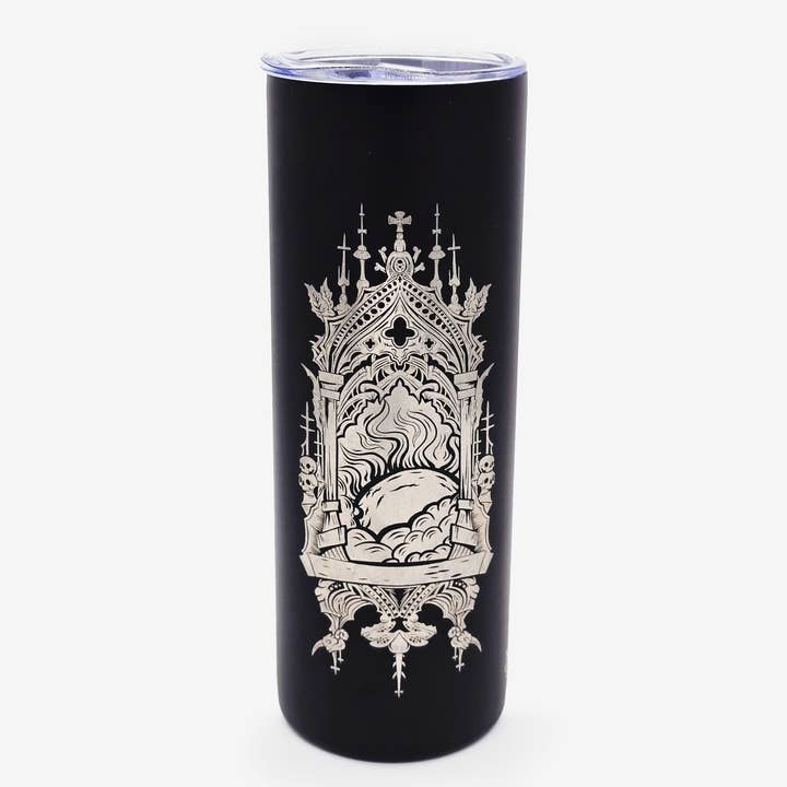 Sun and Moon Cathedral Window Tumbler for wholesale by Noir Star Emporium