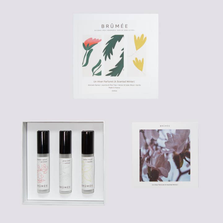 Un Hiver Parfumé - Alcoholvrije veganistische parfumset voor wholesale door Brûmée