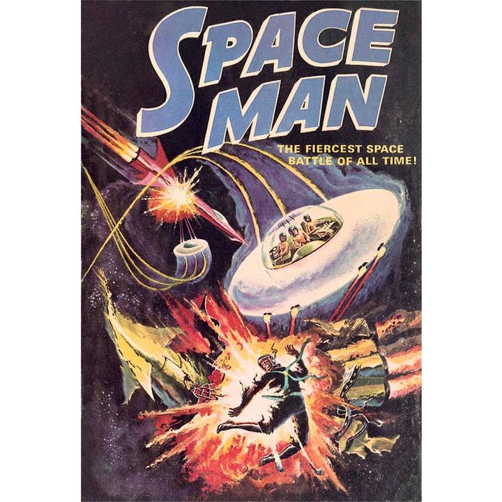 Magnet OS-44 Spaceman Comic for wholesale by Found Image Press