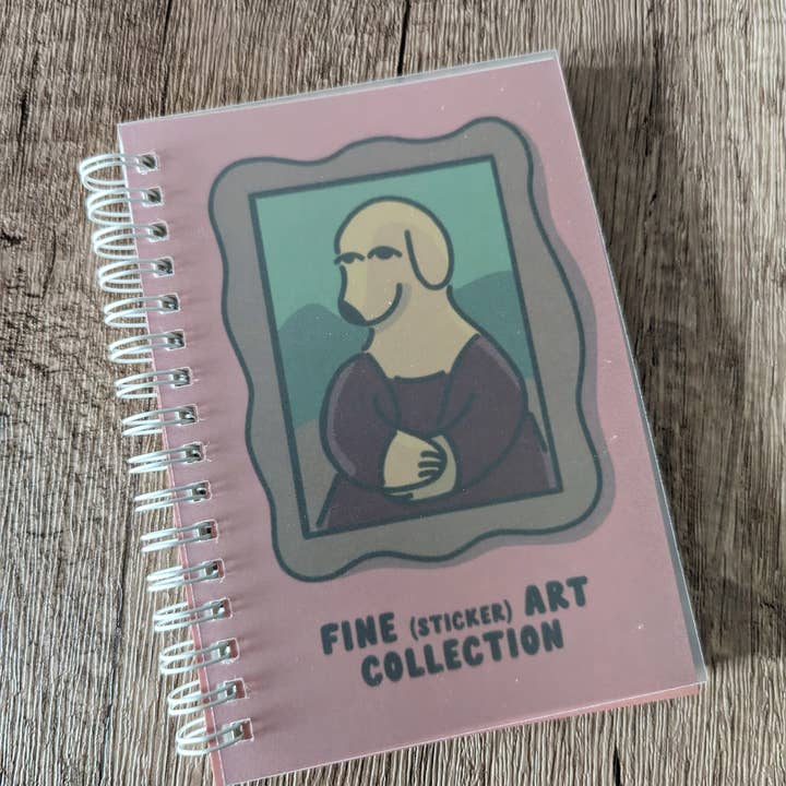 Sadsquatch - Wholesale Sticker - Fine Art Collection Mona - Reusable Sticker Book - 50 Pages