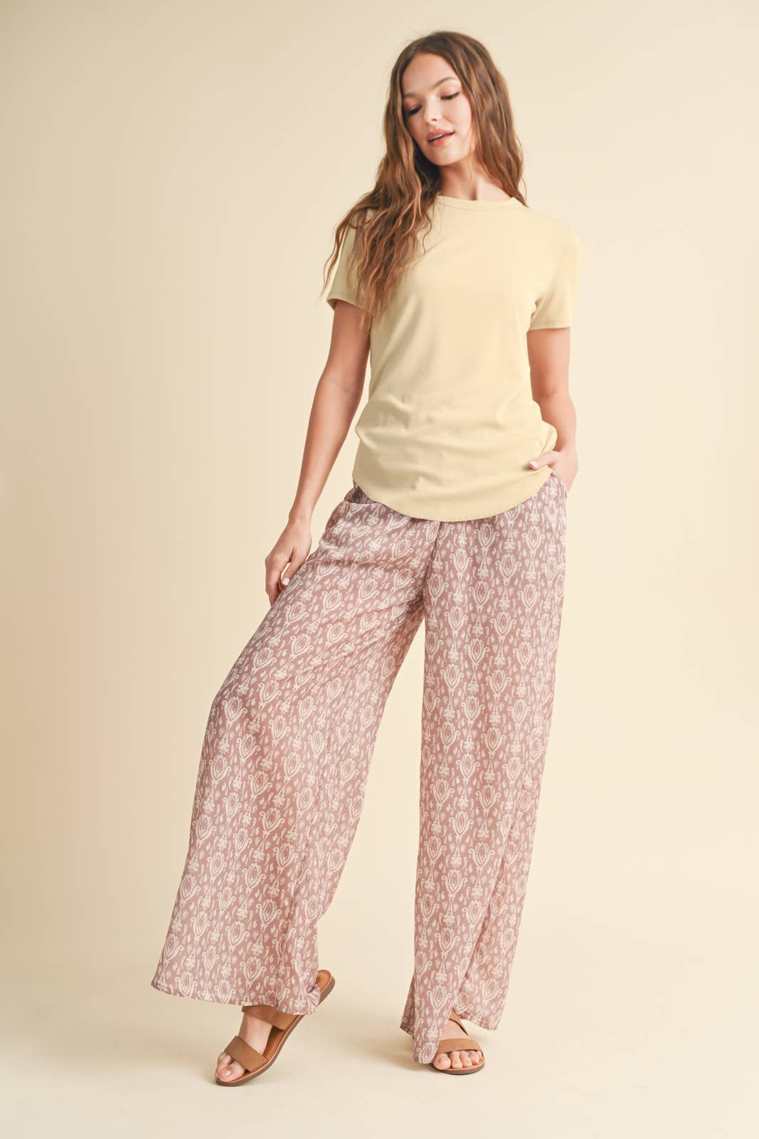 Wishlist Apparel – T-shirt – Mulher por atacado – Camiseta básica canelada de malha / WL18-171461