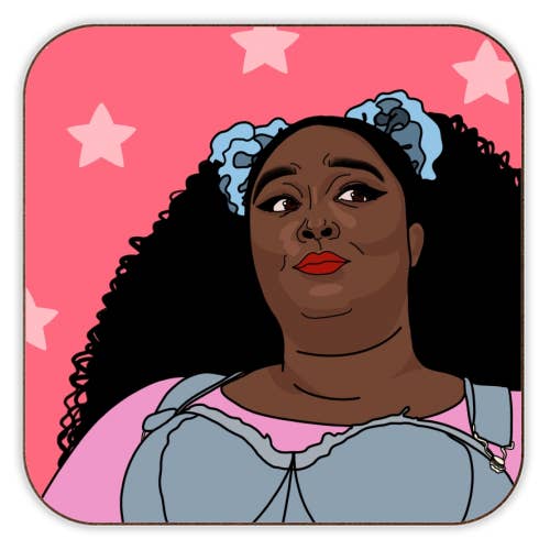 Coasters 'Lizzo star print' for wholesale by ART WOW