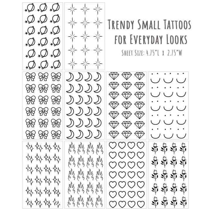 Wrapables.com - Wholesale Temporary Tattoo - Wrapables Tiny Finger and Hand Tattoos 10pcs8