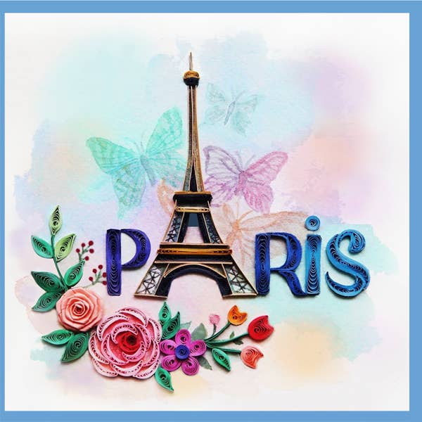 YoderDo Quilling Greeting Cards - Wholesale Everyday Greeting Card - EV-Paris  0