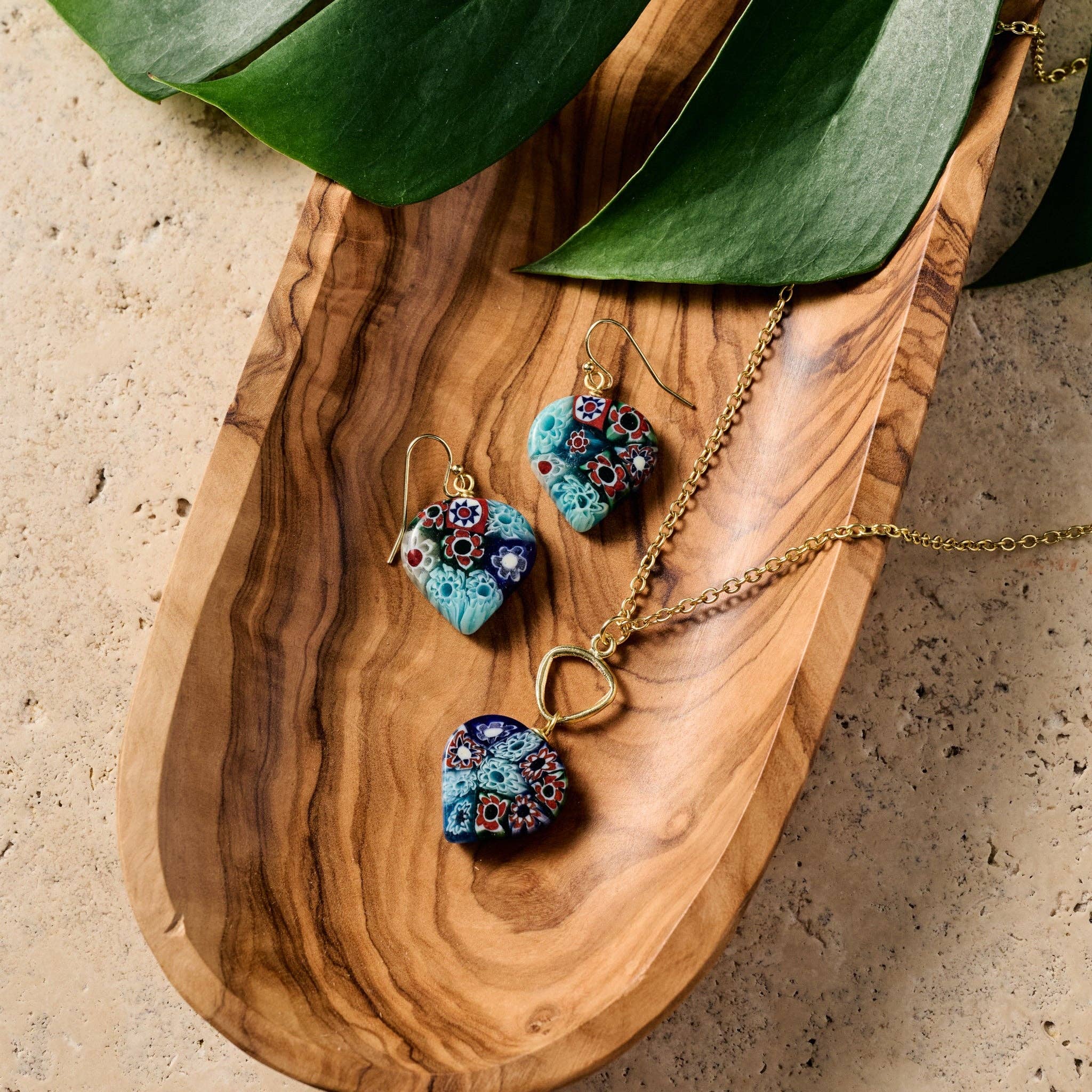 Ten Thousand Villages - Wholesale Pendant/Charm Necklace - Raza Murano Millefiori Pendant Necklace3