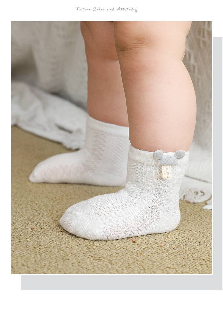 KiddieKickz – Großhandel Socken – Kind & Baby – Einfarbige Unisex-Socken mit Cartoon-Zubehör für Babys und Kinder12