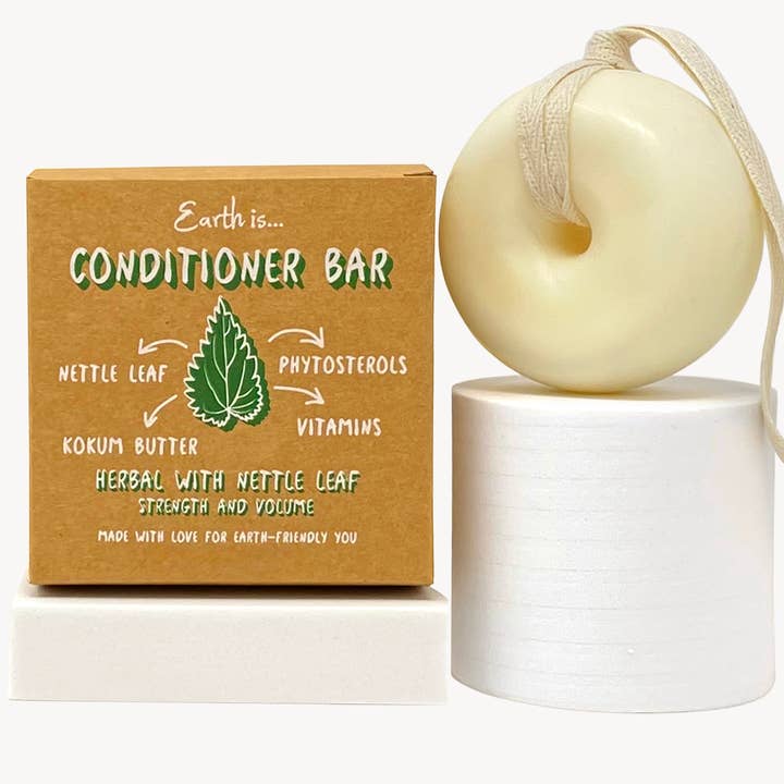 Herbal with Nettle Leaf Conditioner Bar for wholesale by EARTH IS..