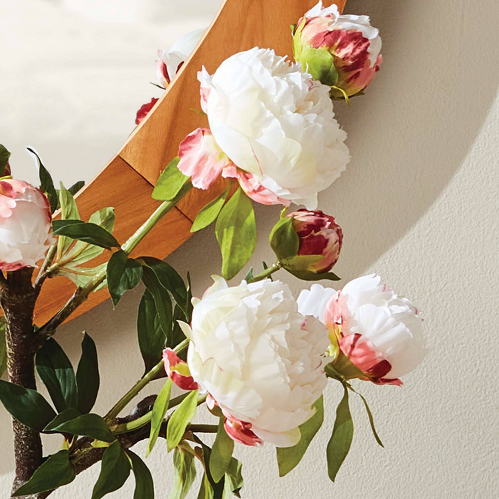 Napa Home & Garden - Vente Fleurs artificielles - Branche de pivoine 25" - Crème3