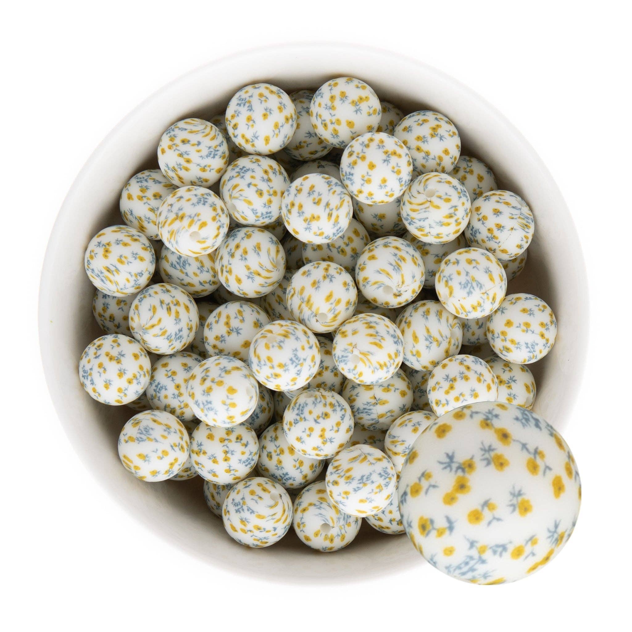 Cara & Co Silicone Craft Supply - Wholesale Craft Supplies - Standard Silicone Print Beads49