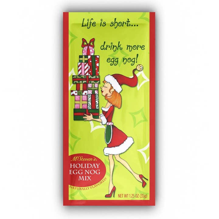 McSteven's - Wholesale Beverage Mix - Life is Short Egg Nog Mix (1.25oz Packets)