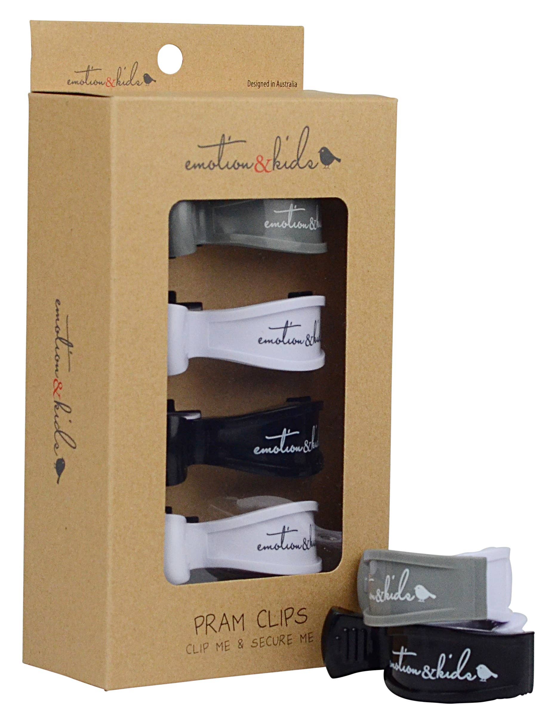 Emotion & Kids - Wholesale Clothes clips - Pram Clips Two Tone - 4 Pack 3