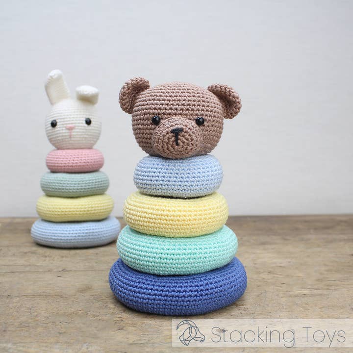 Hardicraft - Wholesale Knitting/Crochet Supplies - DIY Crochet Kit - Stacking Bear4