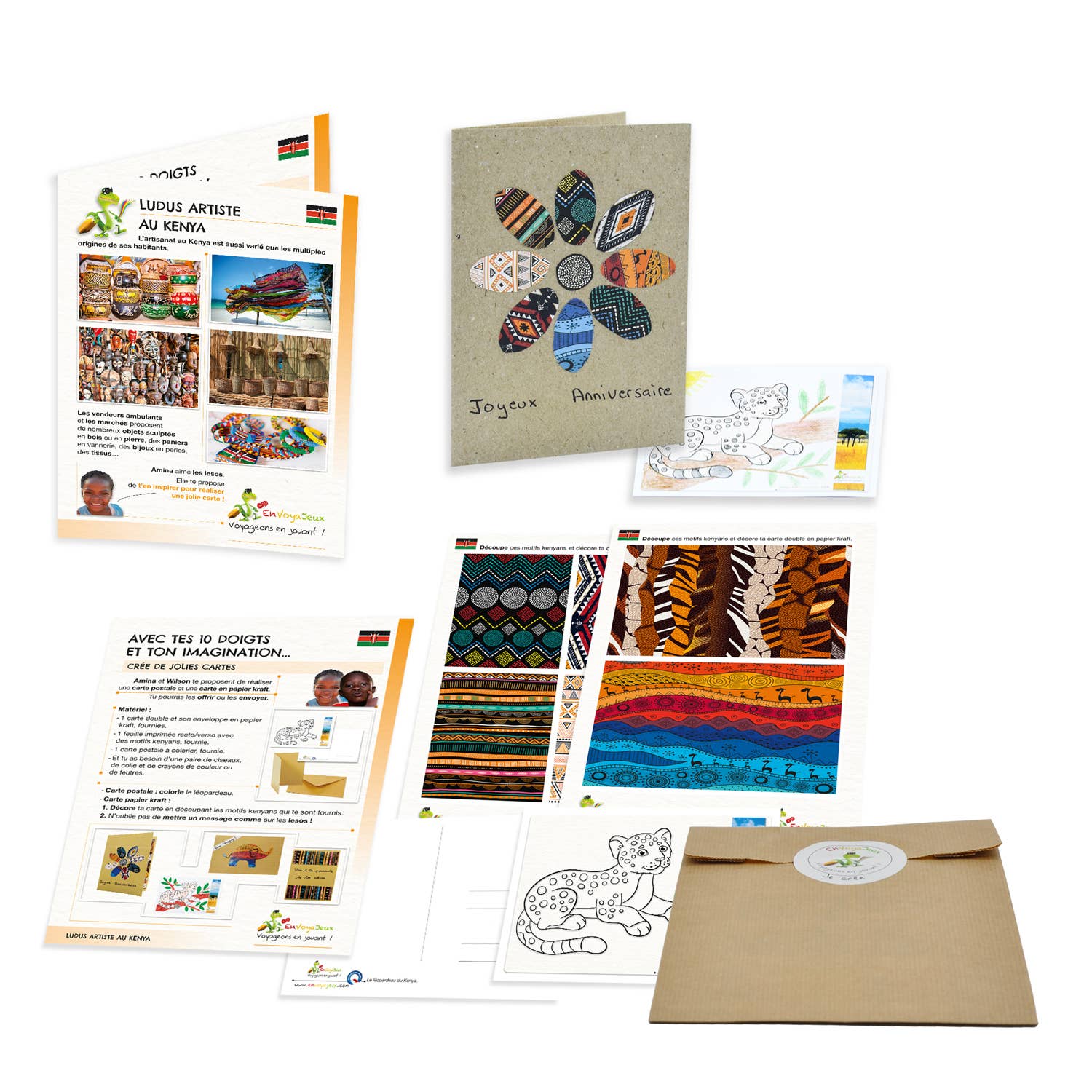 EnVoyaJeux - Wholesale Brain Game - Kids - Let's travel while playing in Kenya - For the curious little ones4