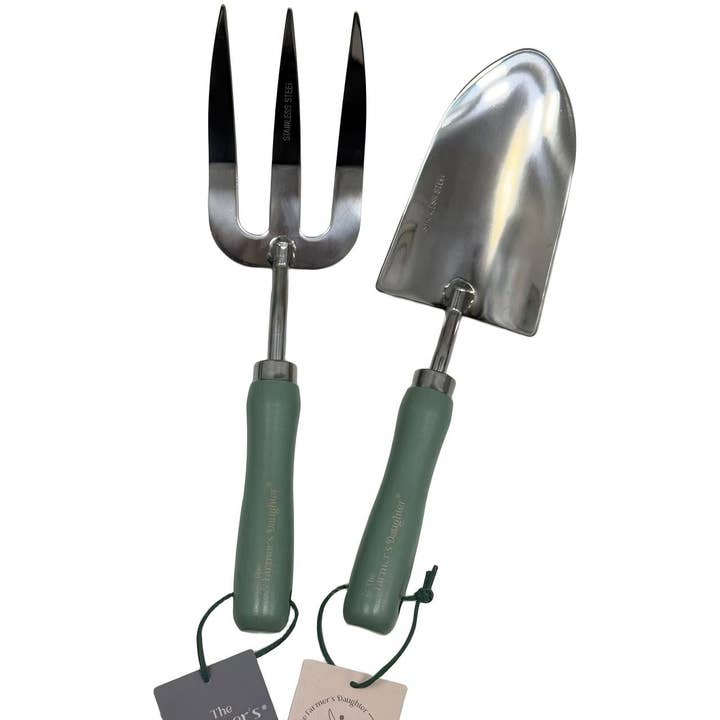 Stainless Steel Garden Tool Set – 2-Piece Hand Tools for wholesale by The Farmer's Daughter