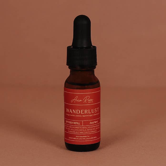 Wanderlust Diffuser Refill - Cozy Collection for wholesale by Aria Rose Bath Co