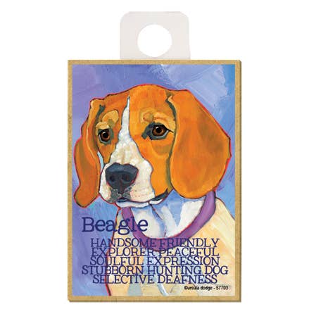 Beagle 2.5" X 3.5" wood magnets for wholesale by SJT Enterprises, Inc.