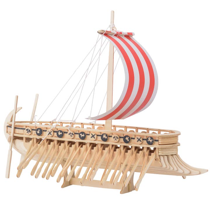 Heebie Jeebies - Wholesale Building set – Child - Fearless Dragon Viking Ship Building Kit5