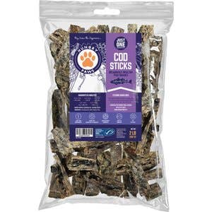 Cod Skin Sticks Dog Chew Treats, 32-oz bag for wholesale by Hungry Paws
