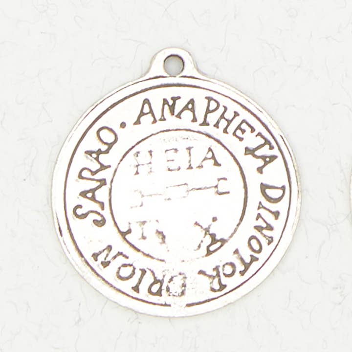 Talisman Amulet Pewter Pendant Necklace- Talisman For Happiness for wholesale by Nirvana LLC