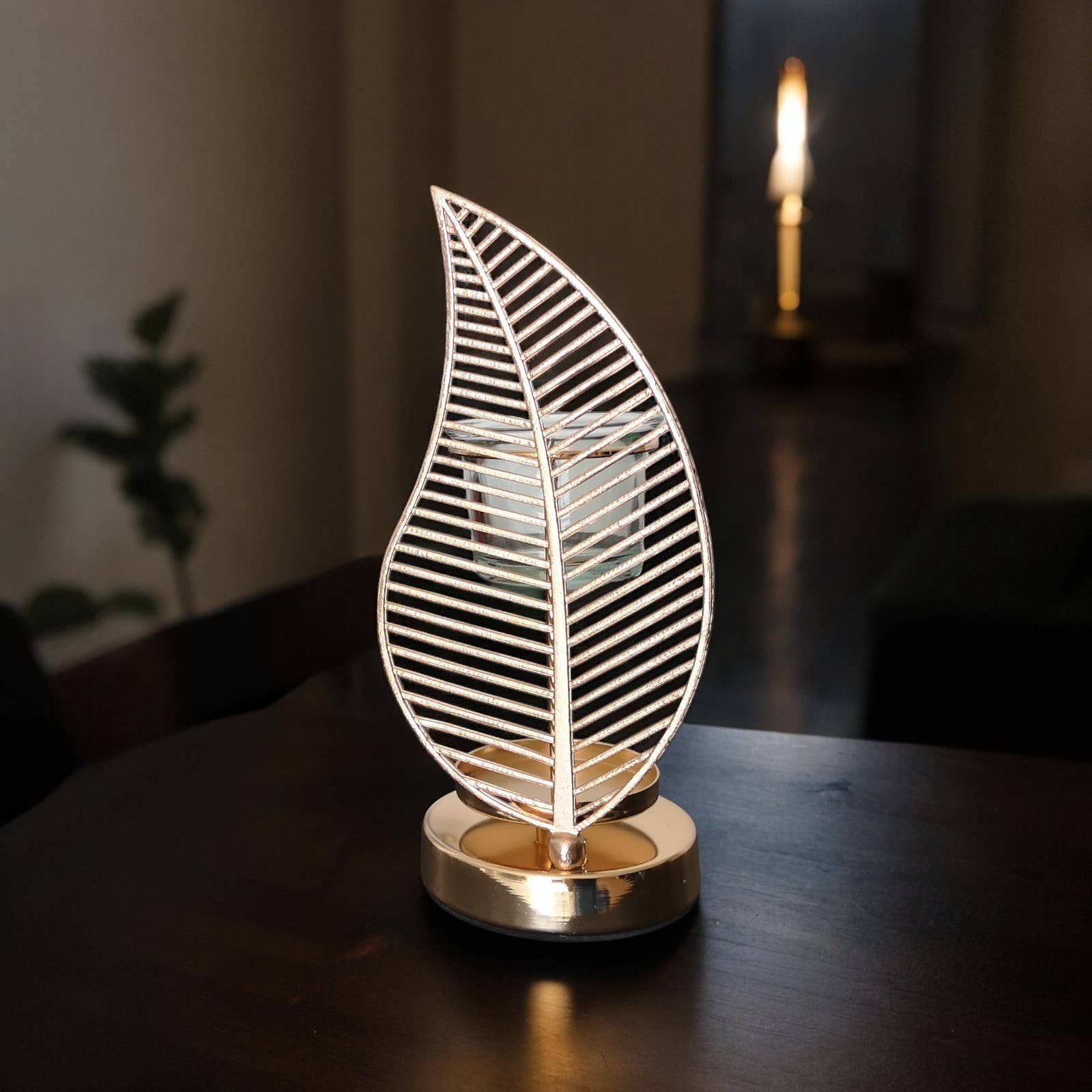 Zen'Arôme - Wholesale Oil Warmer - Oil Burner and Scented Wax Melter Palm Metal and Ceramic10