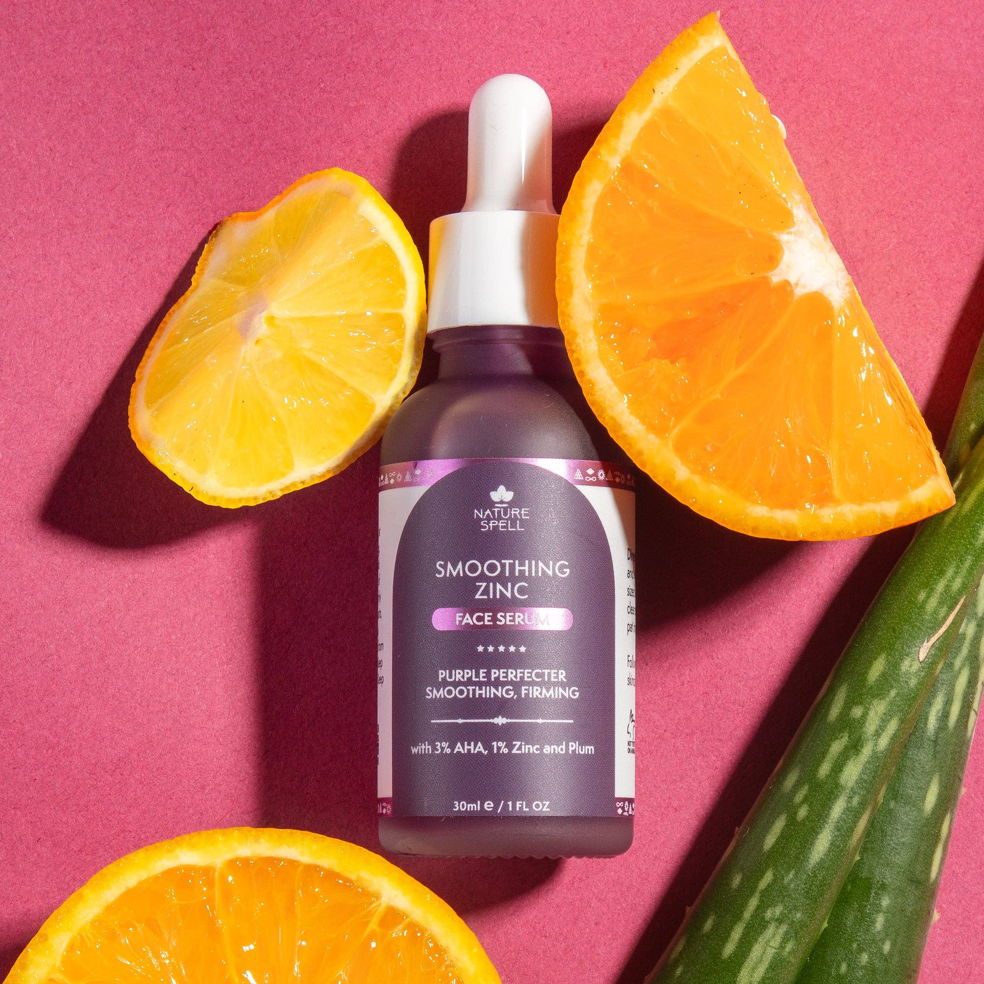 Nature Spell - Wholesale Facial Serum/Concentrate - Nature Spell 3% AHA + 1% Zinc Firming Face Serum3