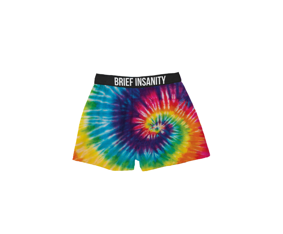 BRIEF INSANITY - Wholesale Underwear - Men's - Rainbow Tie-Dye Boxers0