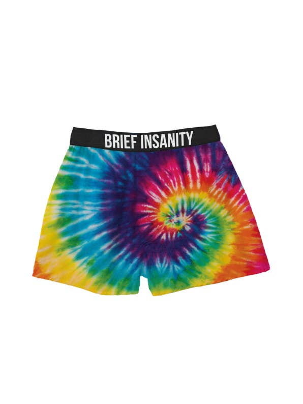 Rainbow Tie-Dye Boxershorts for engroshandel hos BRIEF INSANITY