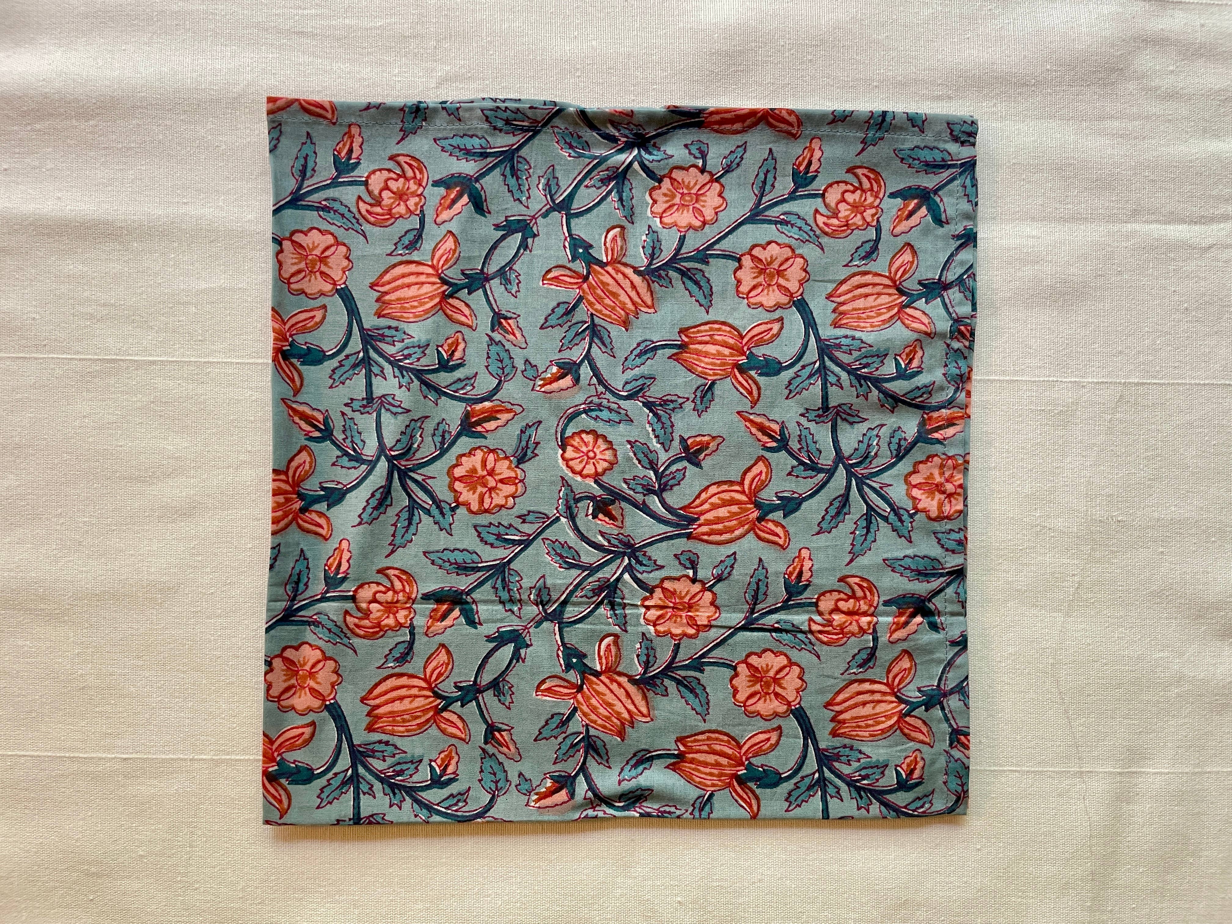 Curiosity - Wholesale Dinner & Cloth Napkin - Handcrafted 100% Cotton Block Print Cloth Napkin – Set of 436