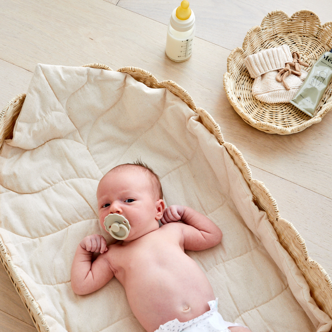 BEBE BASK® - Wholesale Changing Basket - Baby - FLORENCE BABY CHANGING BASKET SET4