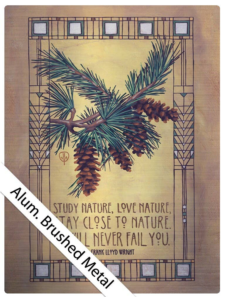 The Bungalow Craft - Wholesale Art Print - Frank Lloyd Wright - Nature8