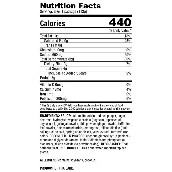 Andre Prost Inc. - Wholesale Shelf Stable Prepared Meal - A Taste of Thai-Coconut Ginger Noodles Quick Meal4