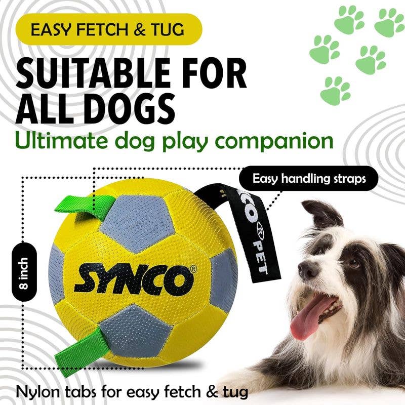 GICO Spielwaren - Wholesale Pet Fetch Ball - Dog - Dog Ball with Loops for Medium and Large Dogs #53