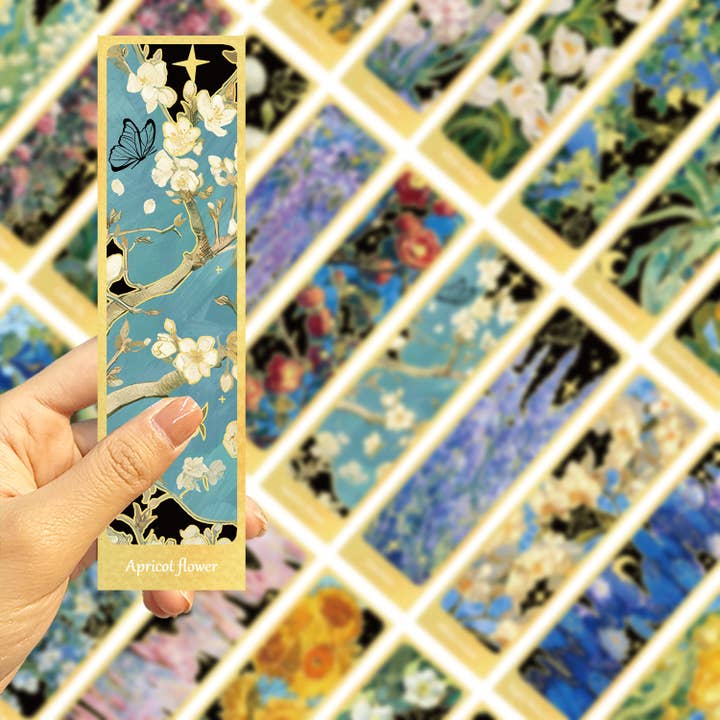 Magnifique Hearts - Wholesale Bookmark - Floral Art Bookmarks – Vintage Botanical Designs