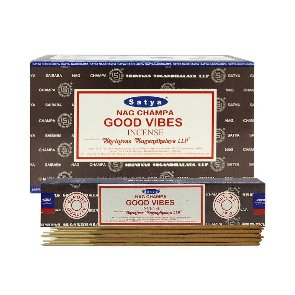 Earths Elements Wholesale - Wholesale Incense - Satya - Good Vibes
