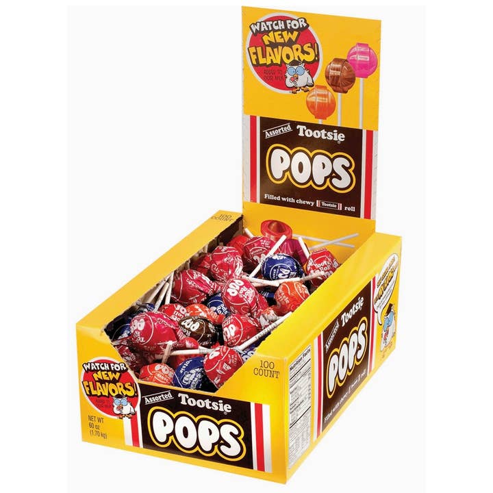 O'Shea's Candies Sweet Shop - Wholesale Lollipop - Lollipop “Tootsie Pop🦉”
Display Box CT 100 Since 19312