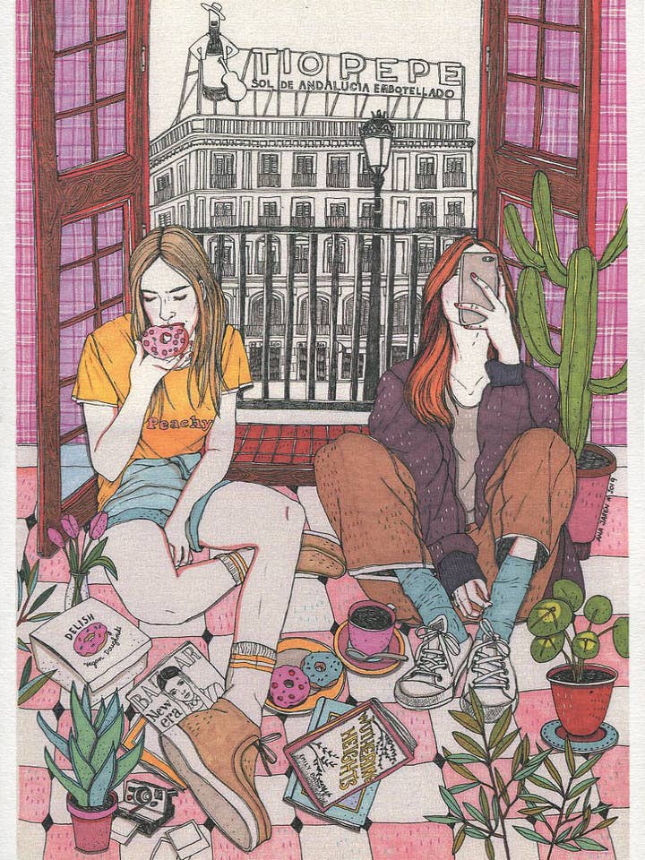Madrid 4 - Art Print for wholesale by ANA JAREN STUDIO