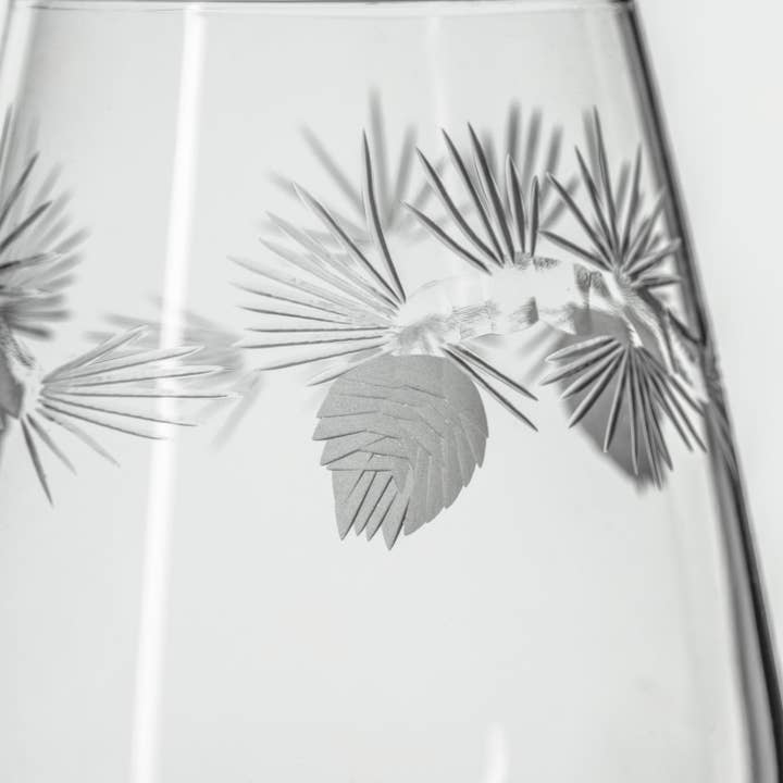 Rolf Glass - Wholesale Wine glass - Icy Pine Stemless Wine Glass 18oz – Engraved Design2