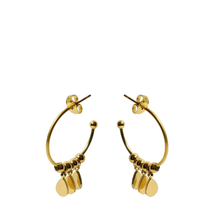 Taboo Oorringen Iris Gold per la vendita all'ingrosso da parte di TABOO Sieraden