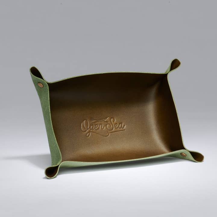 Open Sea Leather Co. - Wholesale Decorative Tray - EDC Catch All Tray2