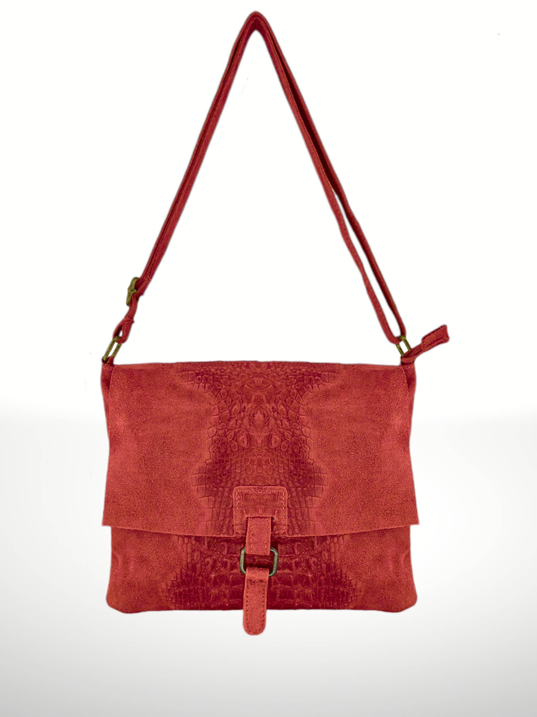 ITALIAN'S LEATHER - Vendita all'ingrosso Borsa a tracolla - Donna - Tracolla in pelle scamosciata Adina 1900332