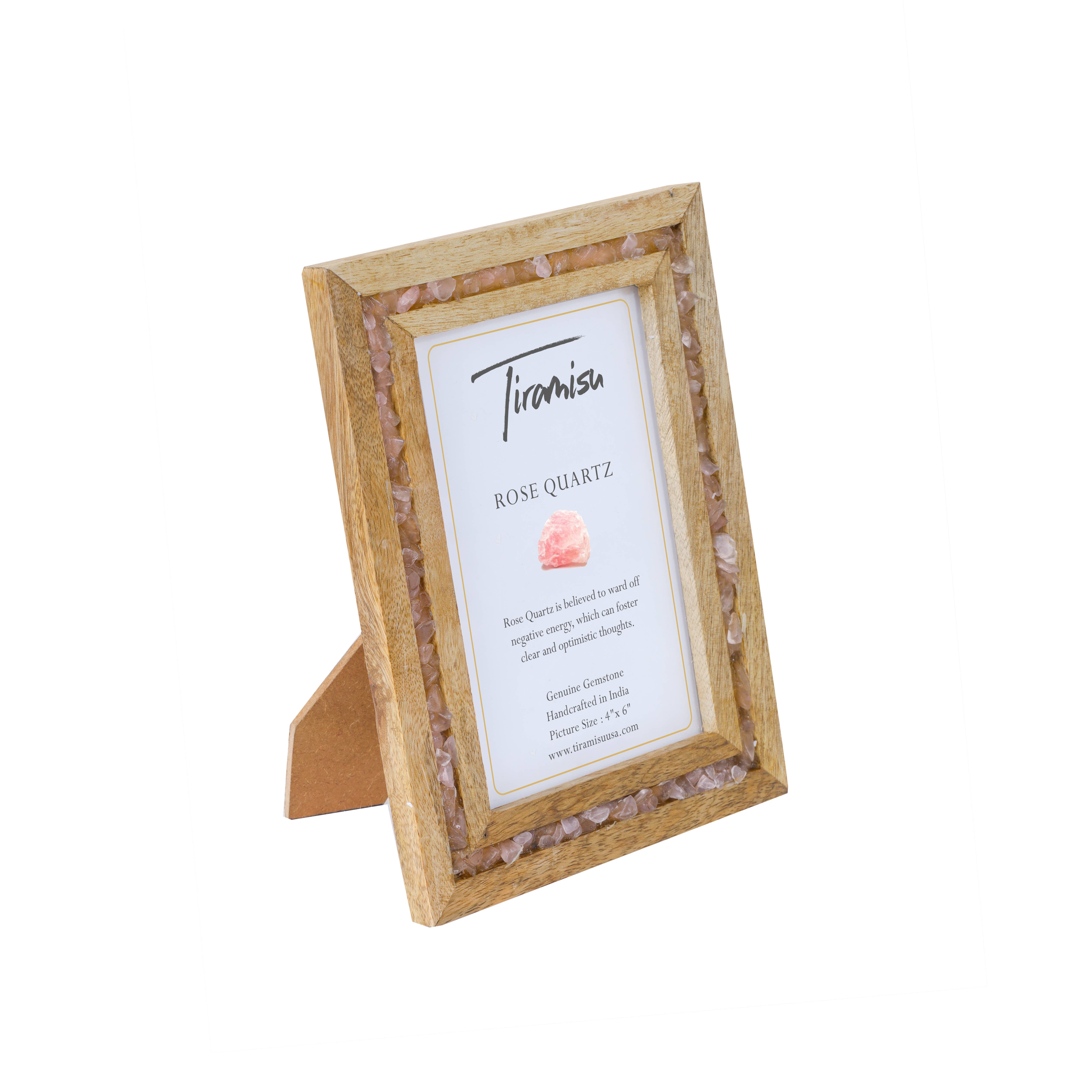 Tiramisu - Wholesale Picture Frame - Pink Moonglow Rose Quartz Picture Frame1