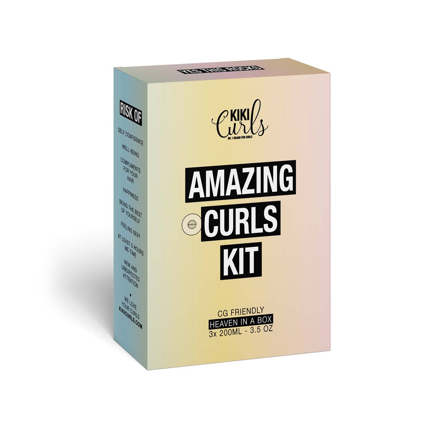 HairBRNDS - Wholesale Hair Shampoo - Kiki Curls Heaven in a Box 3x200ml4