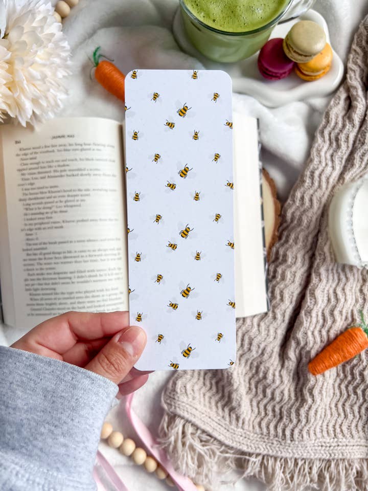 Spring Bumblebee Bookmark | Insect Bookmarks | Spring Bookmarks for wholesale by Bumblebry Designs